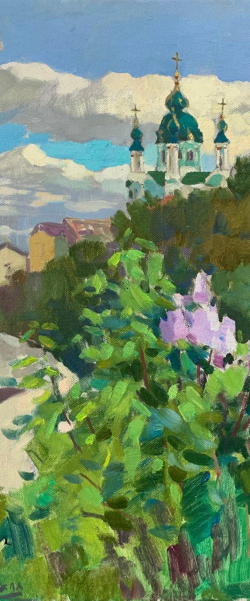 Spring Over Podil by Andriy Berekelia
