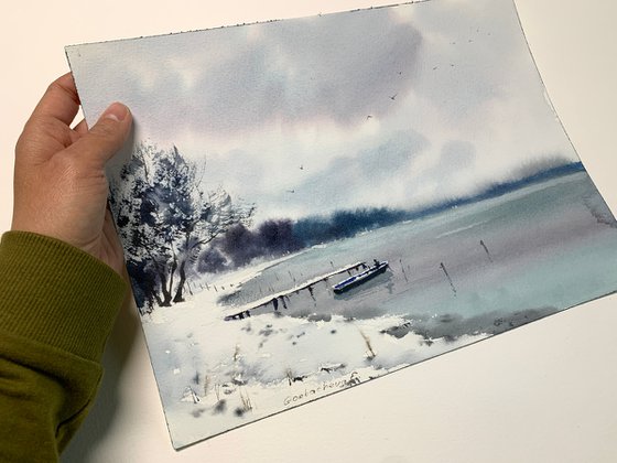 Boat on Lake Narach, Belarus #2