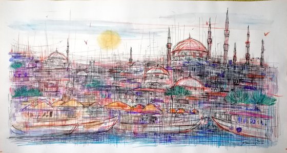 Colurful Istanbul Panorama