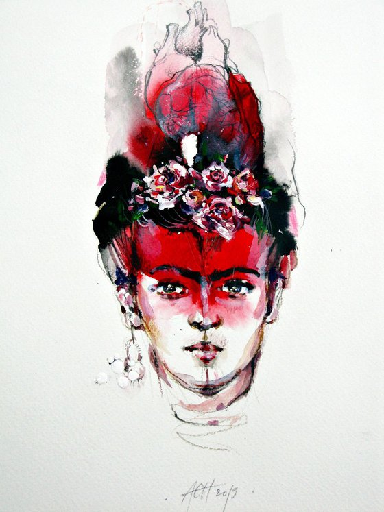Frida and left ventricle , interpretation