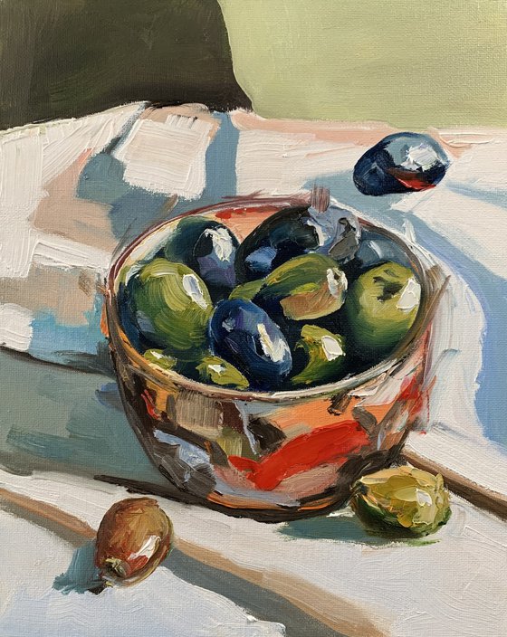 Still life with Olives.