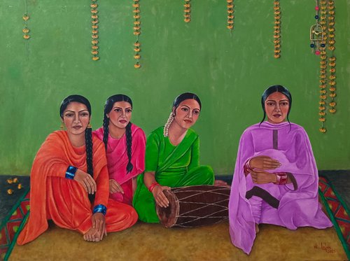 Four Friends by Nilofar Ansari
