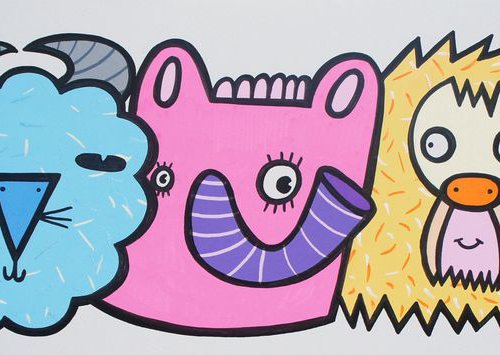 Five Animals by Kev Munday