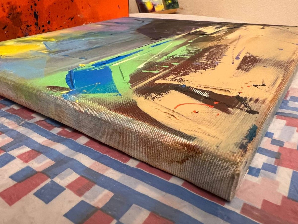 Landscape Oil Painting By Arman Allakhverdian, 12 X 12, Kaliakra, Original Artwork