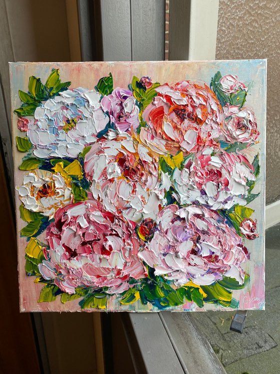 Peonies Flowers