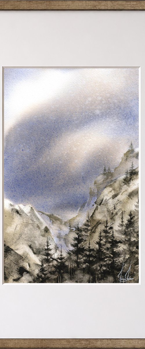 Mountains VII by ieva Janu
