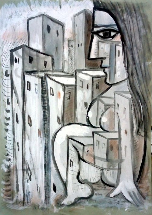 Tribute to Picasso by paolo beneforti