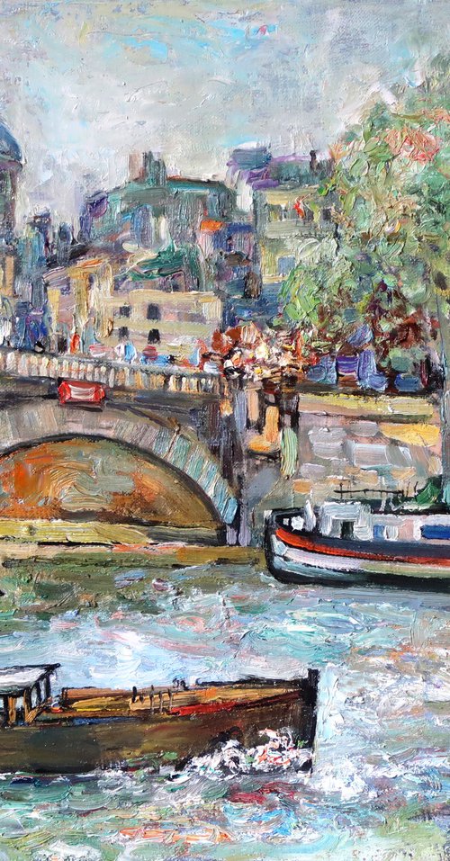 Strolls Along the Seine by Nikifor Swiristuhin