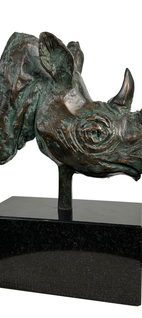 Rhino-head by Toth Kristof