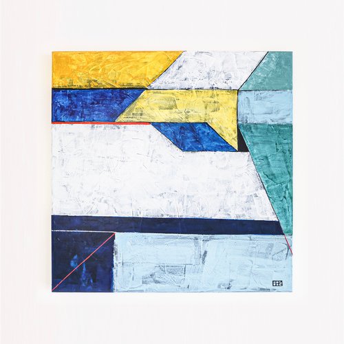 Abstract variation II (36"x36" | 91x91 cm) by Hyunah Kim