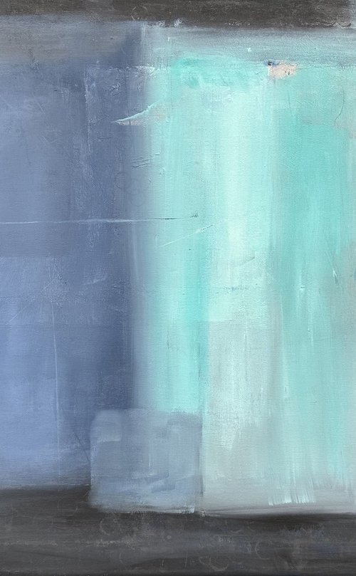 Into the Blue - Abstract Blues 8 by Catherine Winget