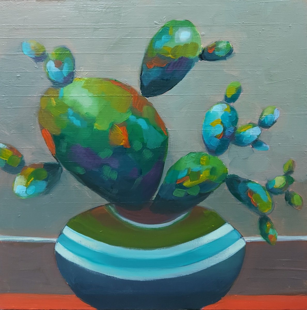 Reflecting Blue By Gitti Gv, 12 X 12, Artwork For Sale On Artfinder