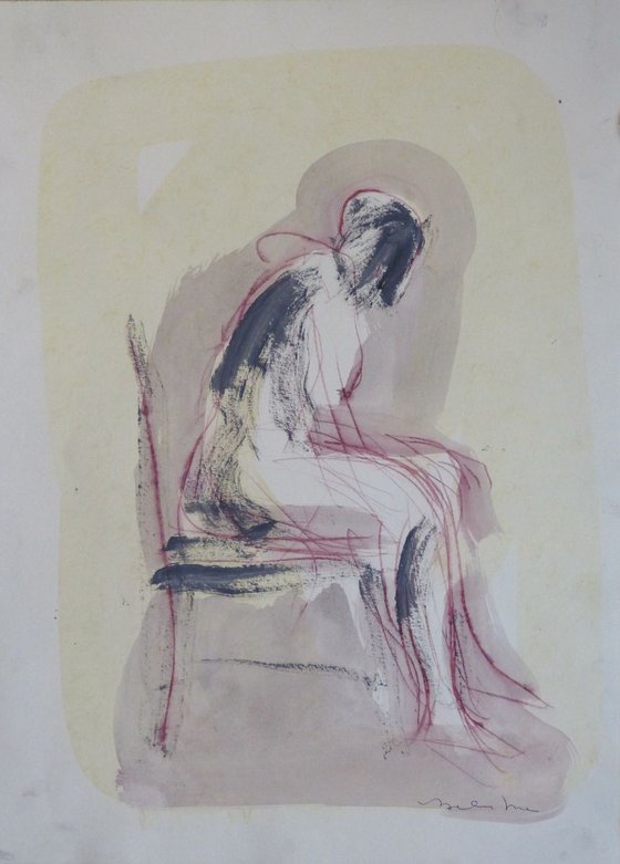 Large Figure Sketch 6, 59x42 cm