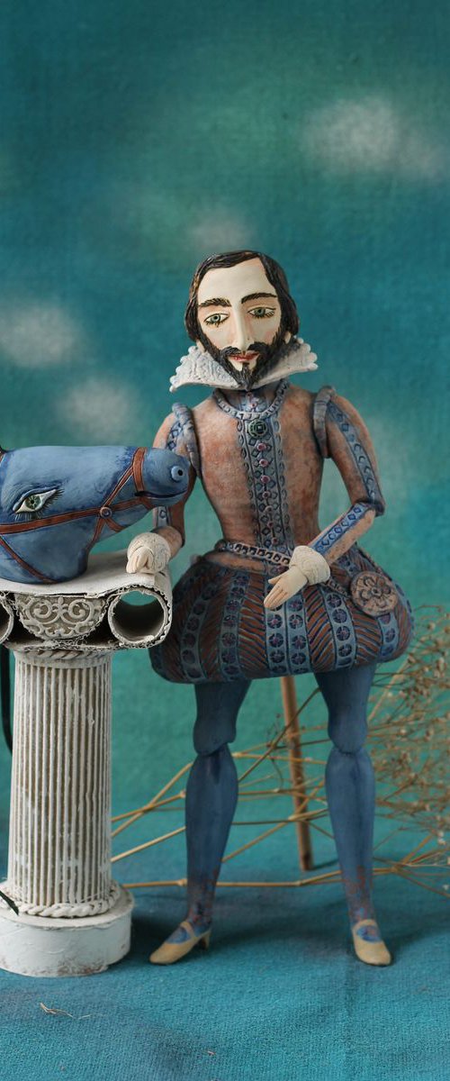 Renaissance Knight. Wall sculpture by Elya Yalonetski by Elya Yalonetski
