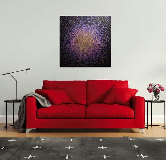 Vast amethyst gold radiance