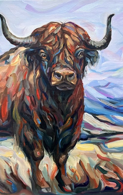 Bull by Liubou Sas