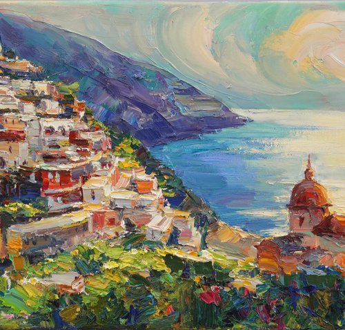 Positano in Morning Light by Serhii Cherniakovskyi