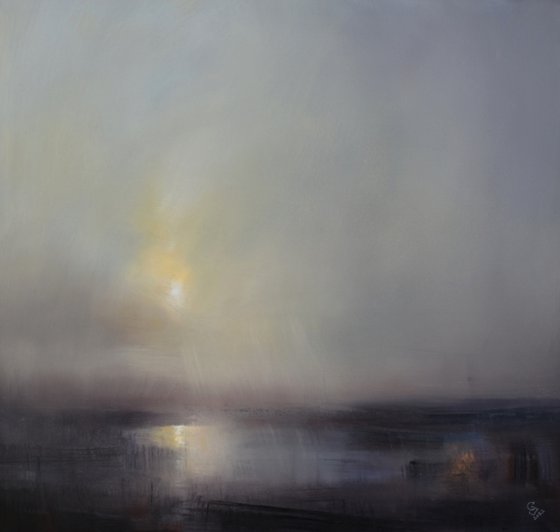 " Misty Sunrise "....Special Price W 80 x H 75 cm