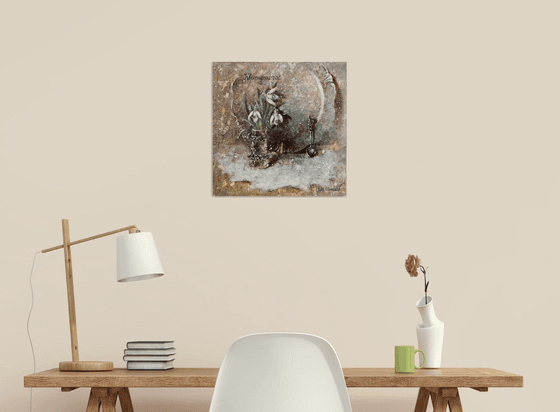 Snowdrop Silverware Still Life