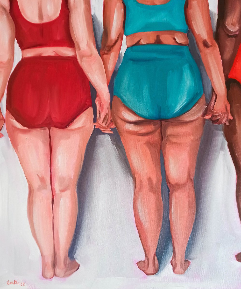 Impressionistic Portrait Oil Painting By Daria Gerasimova, 20 X 24, Female Beauty, Original Artwork