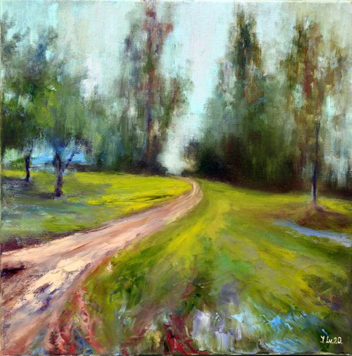 Road to the sea by Elena Lukina