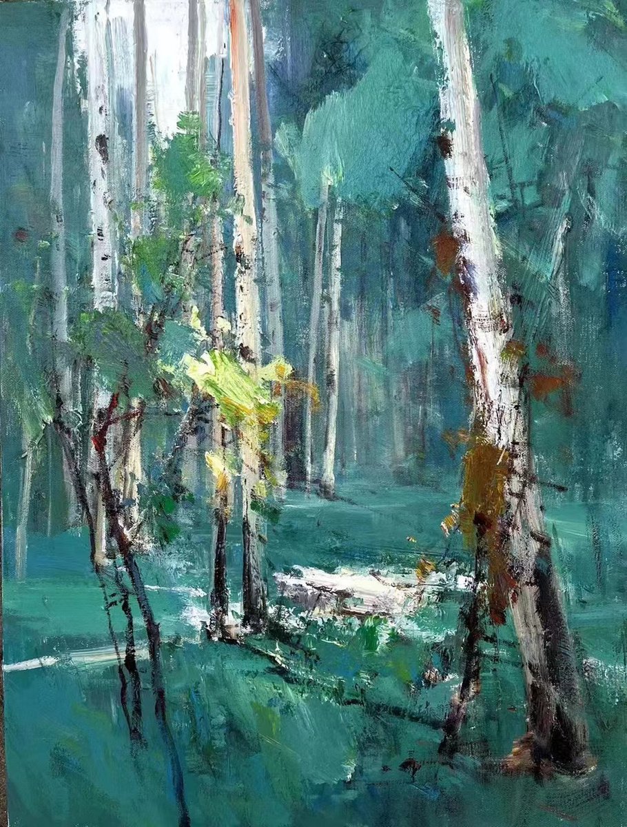 forest landscape by Kunlong Wang