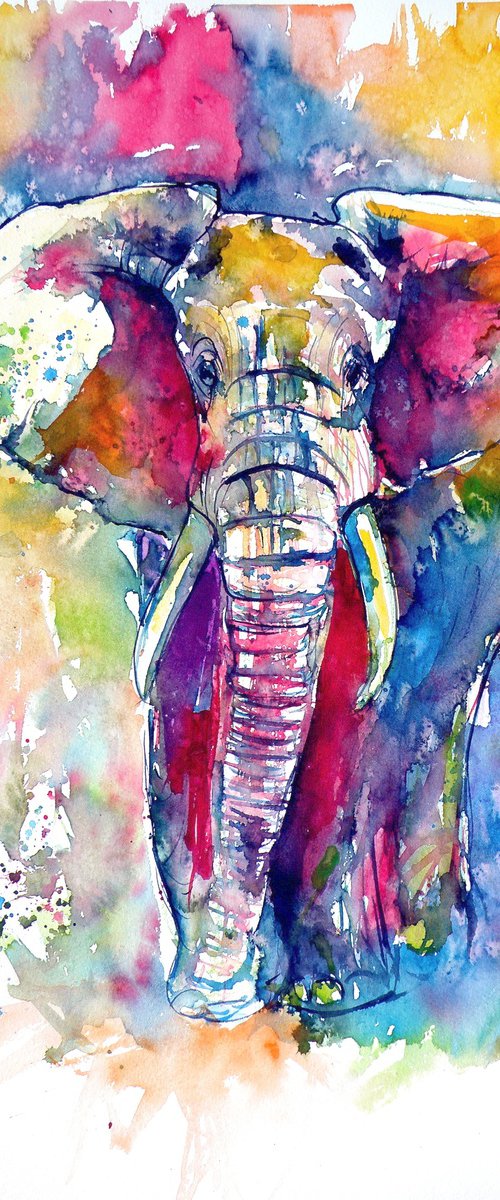 Majestic elephant by Kovács Anna Brigitta