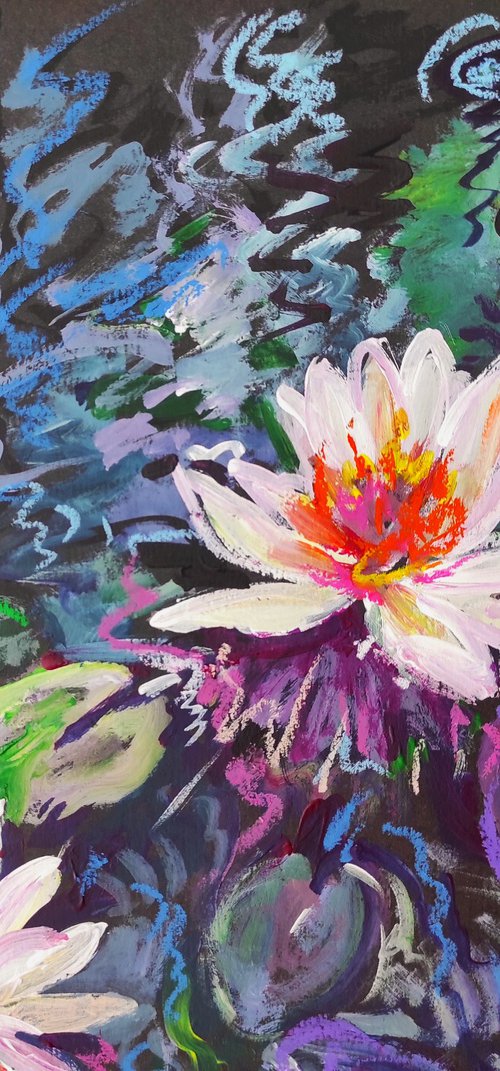 Water flowers by Tetiana Borys