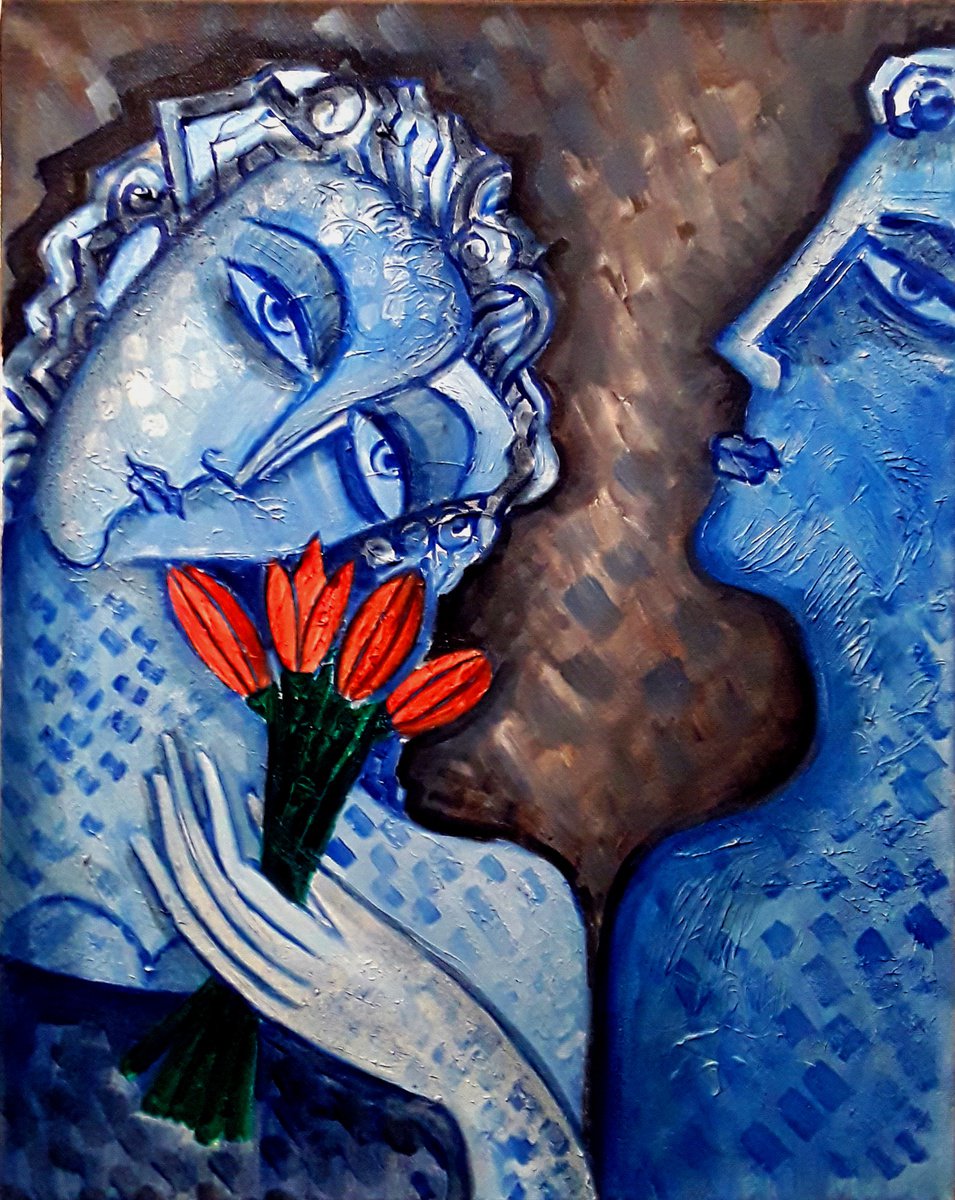 Blue Lovers by Van Hovak