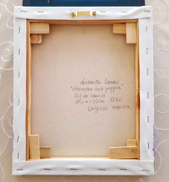 Lavender and poppies