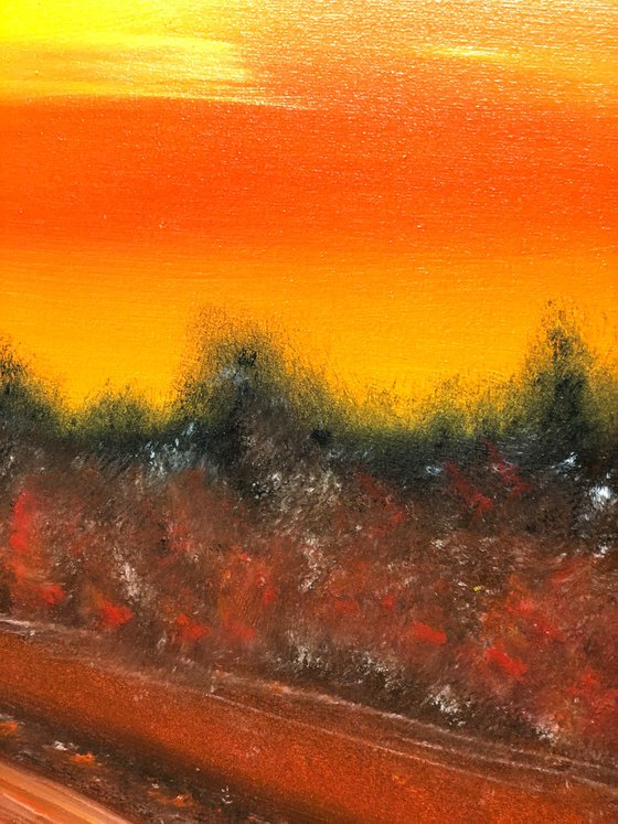 Red landscape