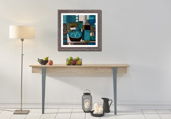 Still Life with 2 Pears III