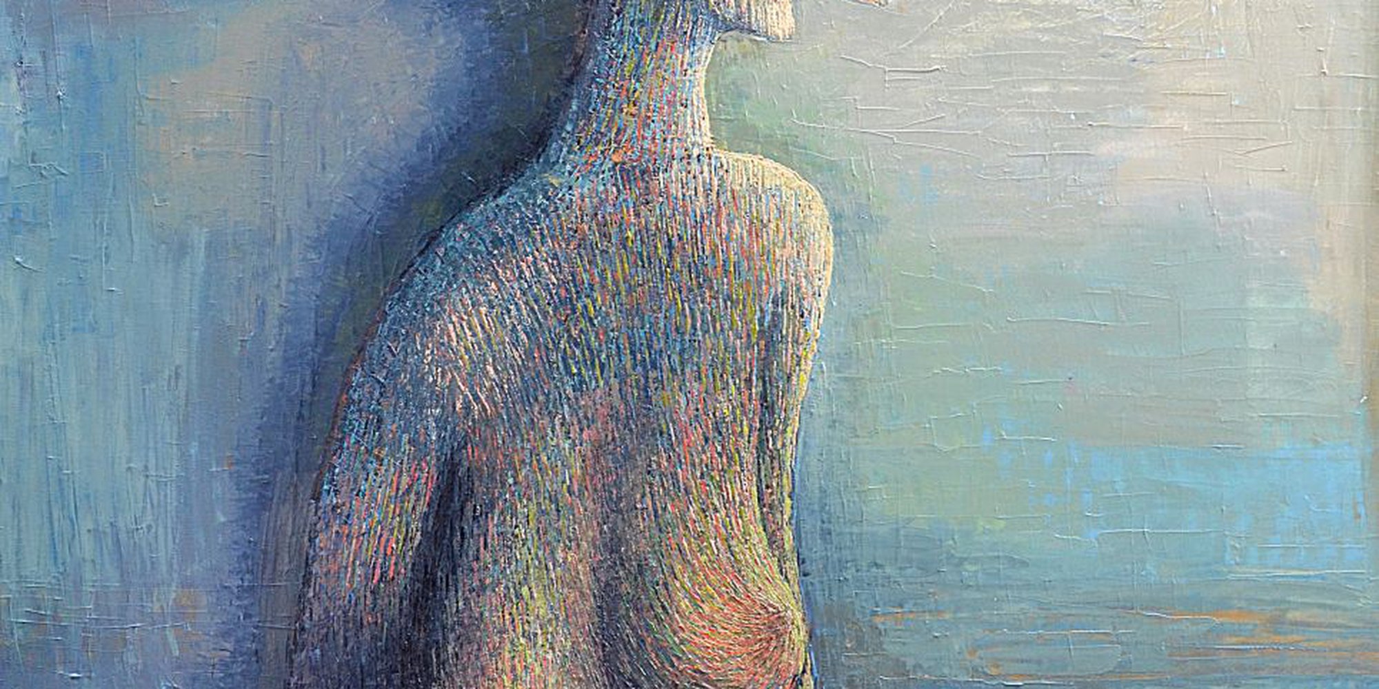 Art of the Day: "Notte  Insonne (120 × 150 × 3.8 cm), 2016" by Zhana Viel