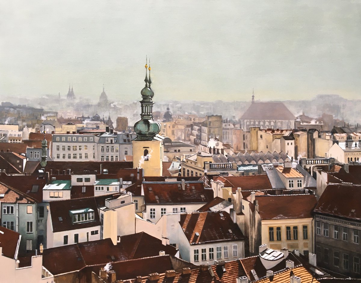 Prague Roofscape by Alison Chambers