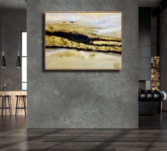 Burnished Illumination Lumière 104.5cm x 79cm