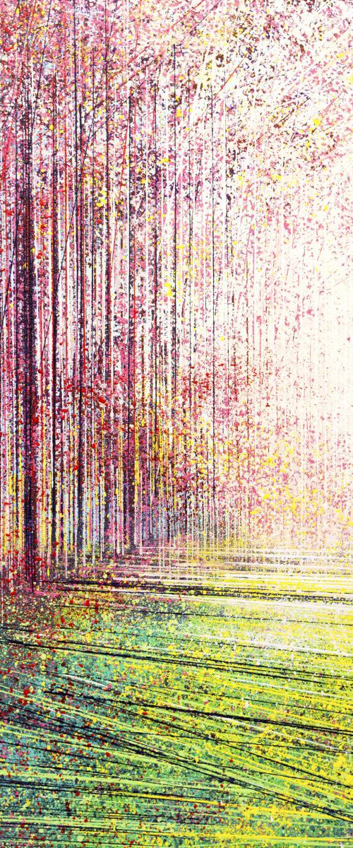 Trees with Spring Blossom by Marc Todd