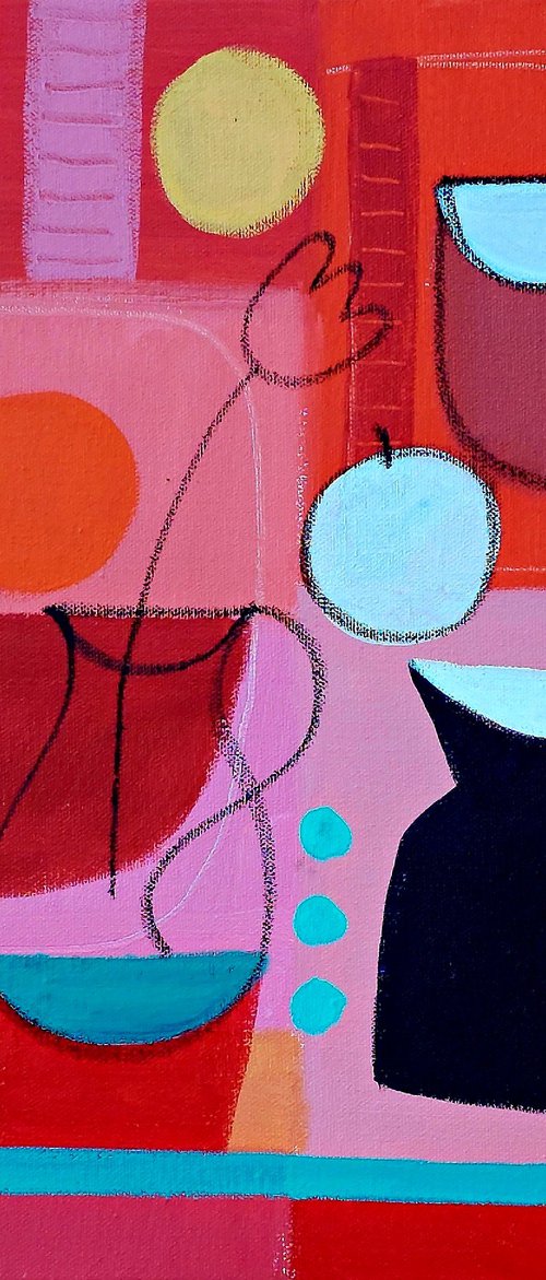 Still Life with a Pear IV by Jan Rippingham