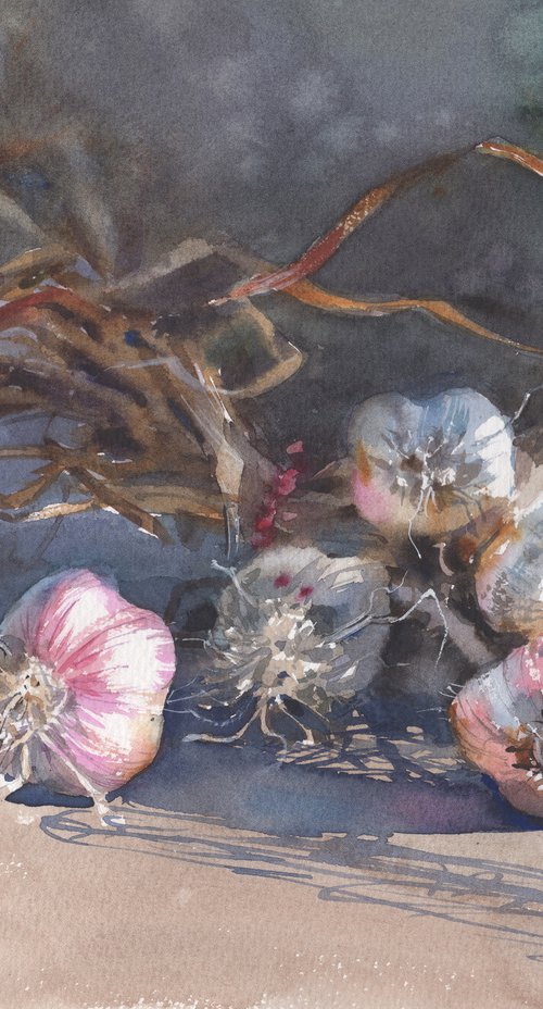 Garlic by Samira Yanushkova