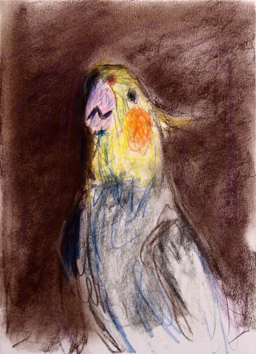 Cockatiel  Bird Painting - Pink Bird Painting by Ryan  Louder