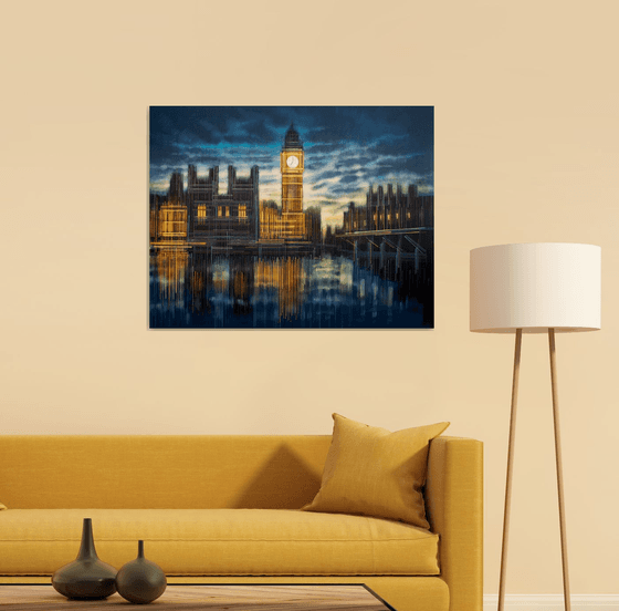 Big Ben As Night Falls