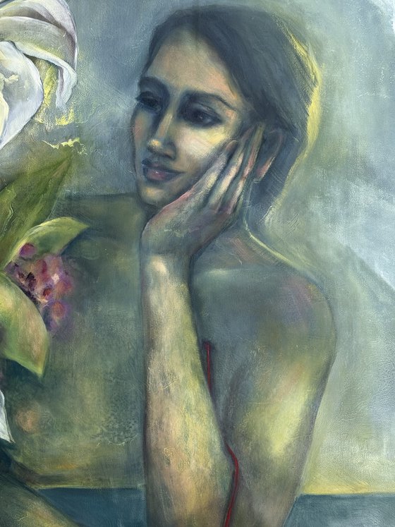 Conversation with lilies