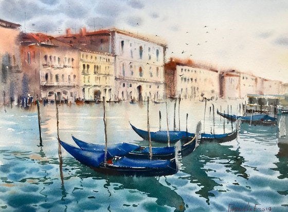 Gondolas, Venice