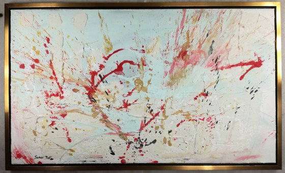 large abstract painting-120x70-cm-framed-title-c472