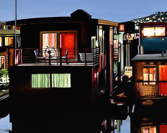 Sausalito Houseboats / Nocturne