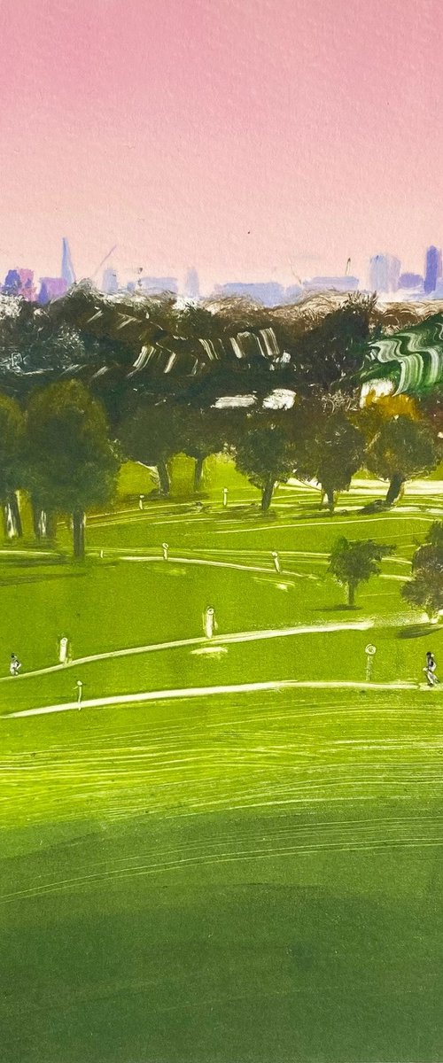 London, View South From Primrose Hill by Rebecca Denton