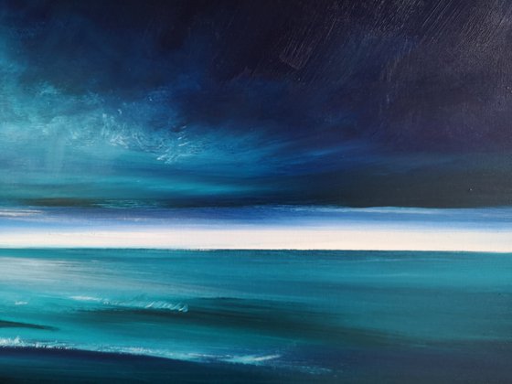 Essence of Teal - seascape, emotional, panoramic