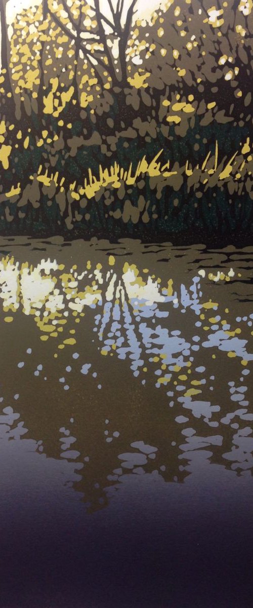 Oxford Canal at Kirtlington by Alexandra Buckle