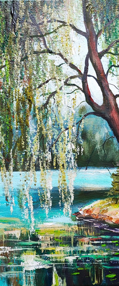 Willow tree. by Tatajana Obuhova