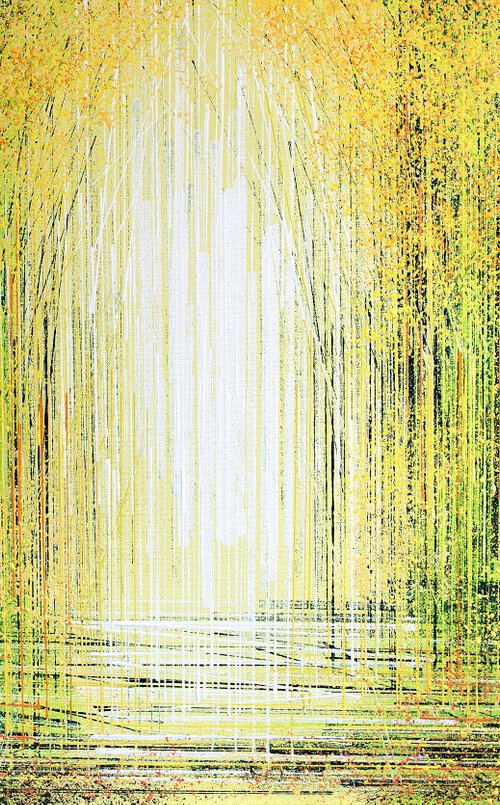 Autumn Trees In Bright Light by Marc Todd