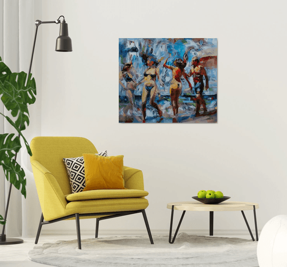 In the beat of liquid light